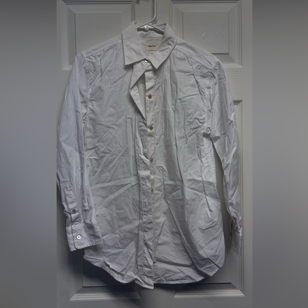 Aritzia Wilfred sail shirt - white